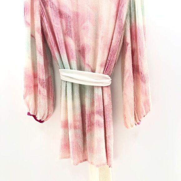 Retrofete Gabrielle Robe Dress in Marble Pink Small - Picture 11 of 13